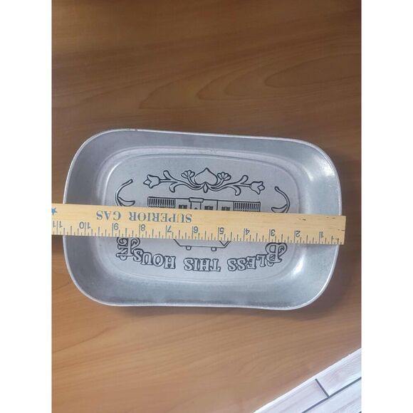 Wilton Armetale Bless This House Pewter Serveware #A60 - Picture 4 of 9